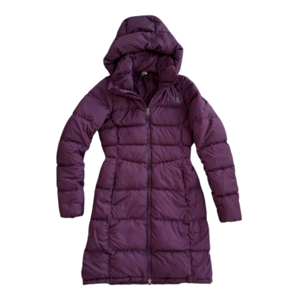 The North Face Women's Metropolis Parka Down Coat Blackberry Wine XS